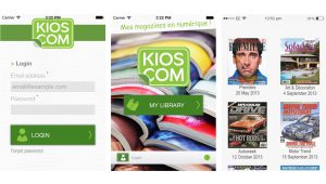 Développement de l'app cross-platform Kioscom