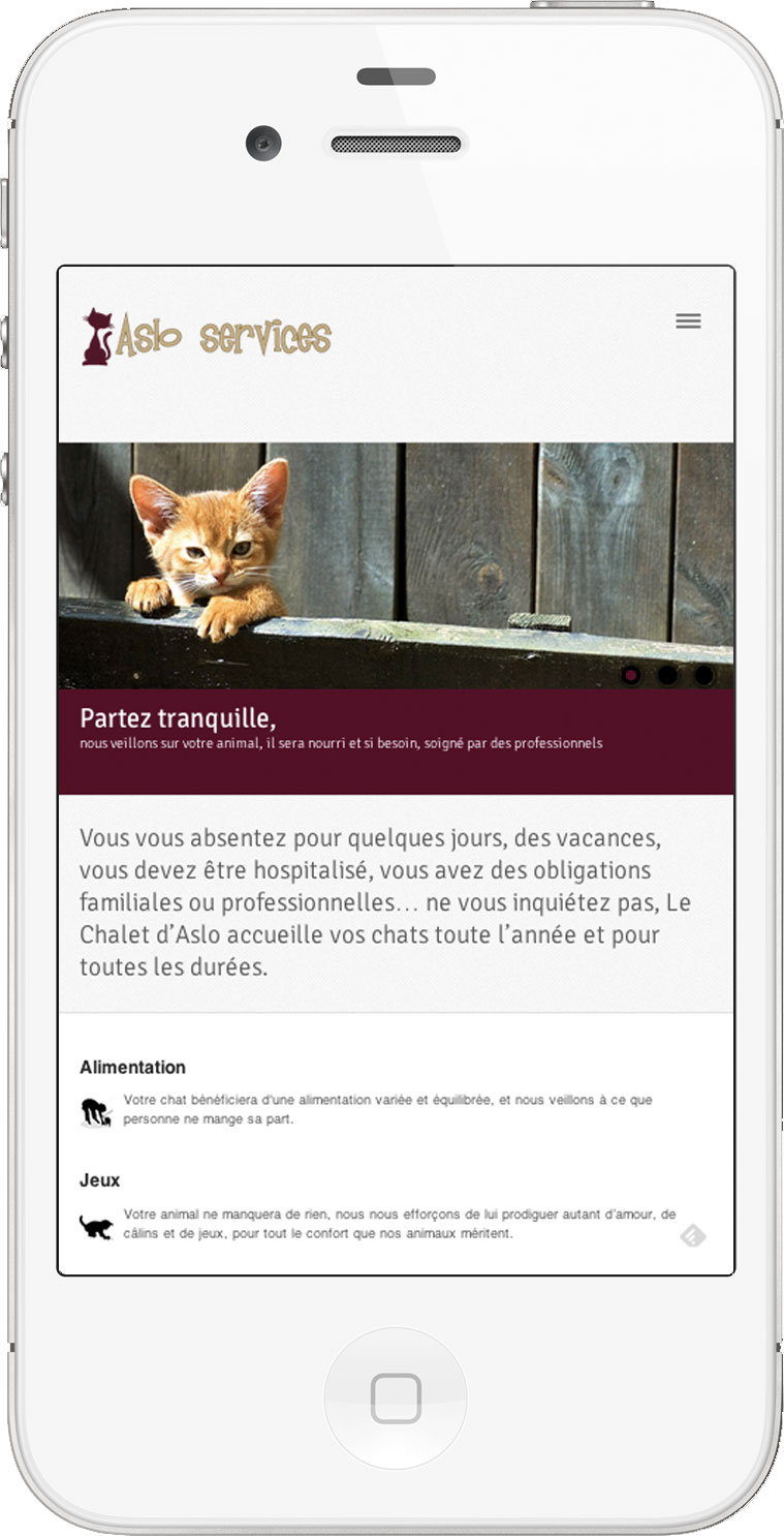 le chalet d'Aslo mobile iphone 4 screenshot