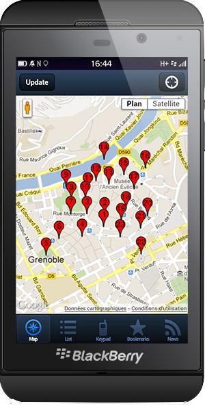 MyOprheo applications mobile Blackberry