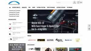 Site e-commerce Prestashop vente d'accessoires drone